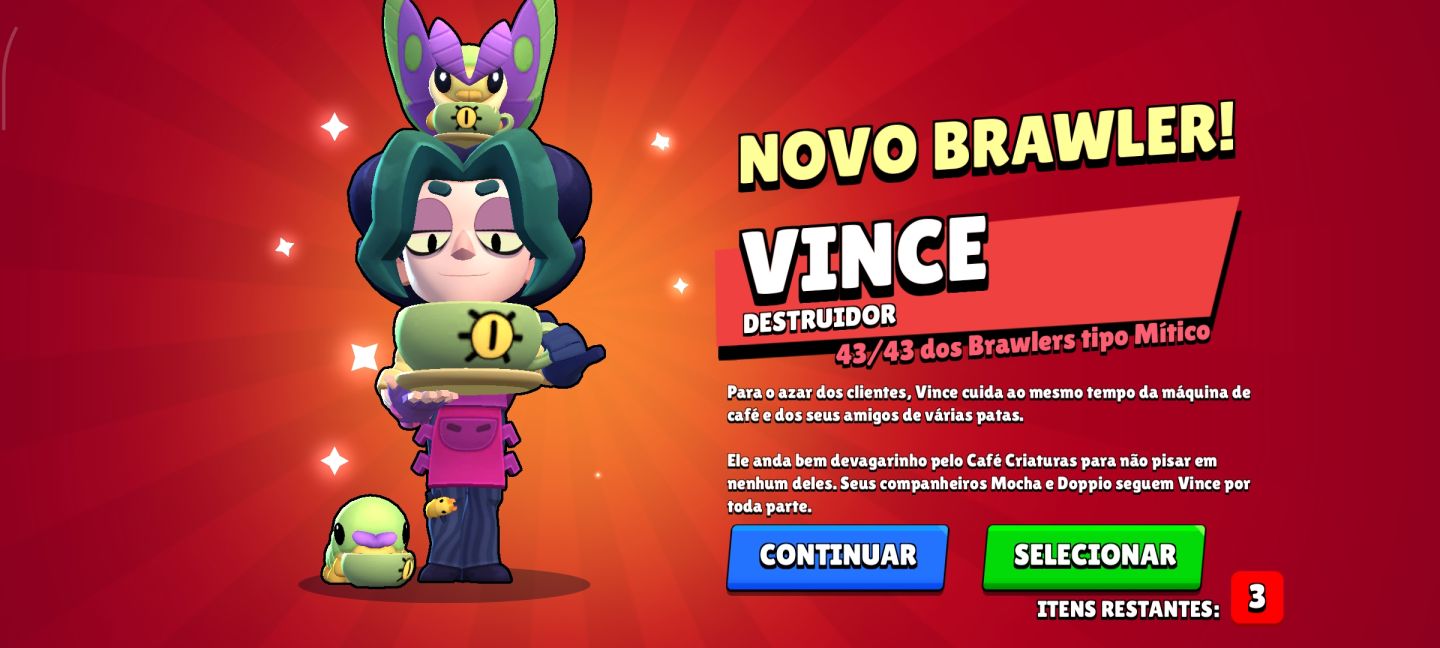 Conta brawl stars todos os brawlers 108/108