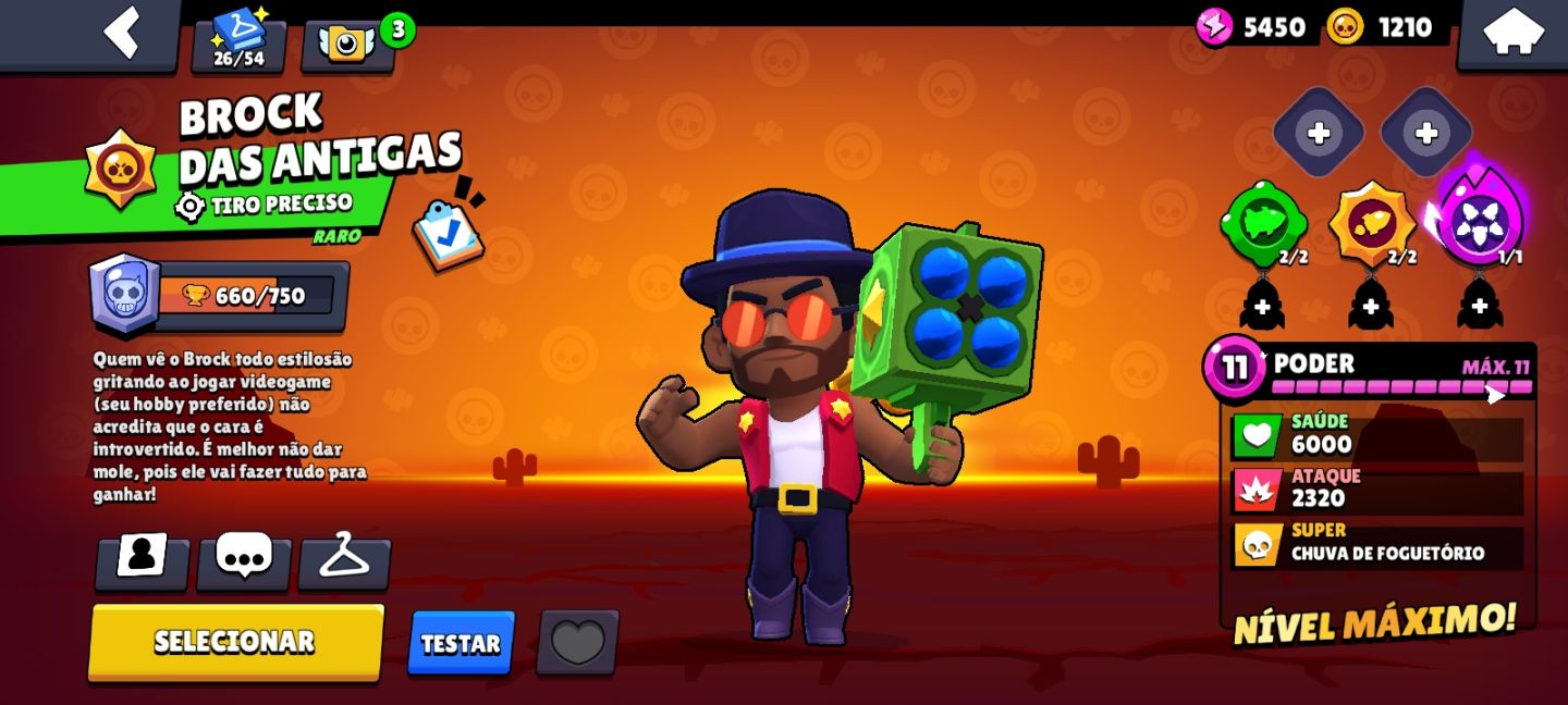Conta de brawl stars