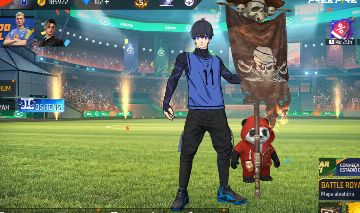 Conta de free fire barata, bandeirão, punho e mais, olhe fotos e descrição
