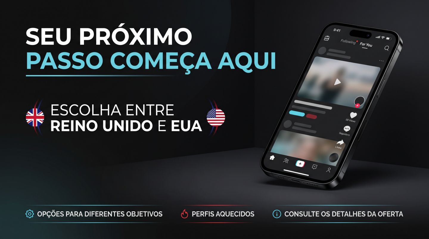 Contas TikTok REINO UNIDO, e EUA aquecidas, seguras e saudáveis.