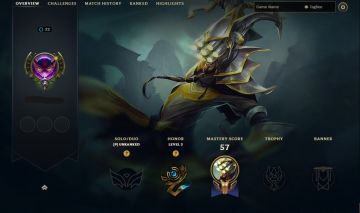 Conta LOL Unranked