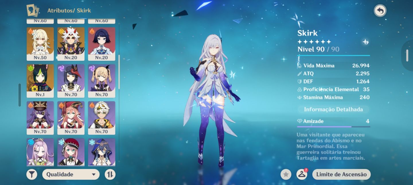 SKIRK LV.90 + ARLECCHINO LV.90 | 11x 5 | RAIDEN CHASCA LAUMA COLUMBINA