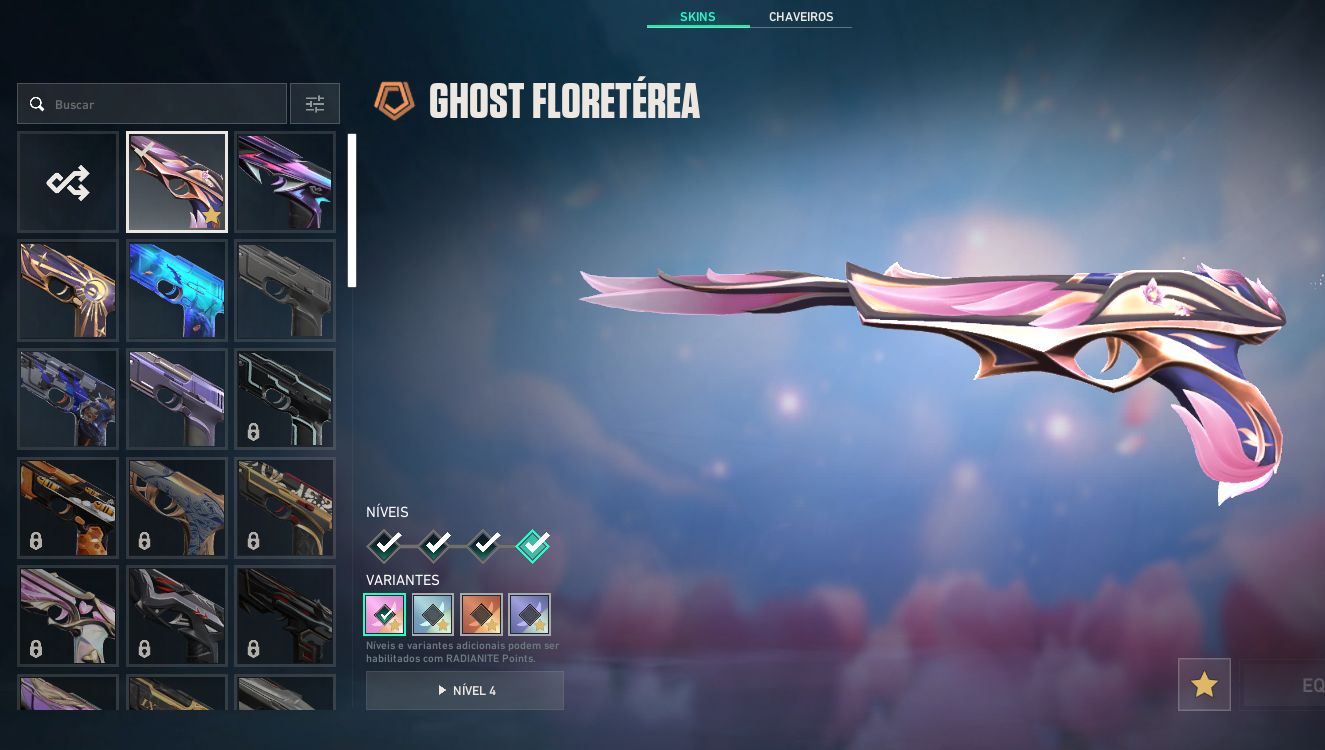 VALORANT / MUITAS SKINS / MAIS DE 1000REAIS GASTOS / OURO 2 ATUALMENTE