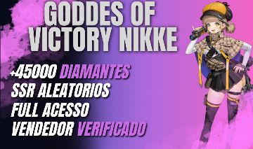 GODDESS OF VICTORY: NIKKE Contas COM 60K DIAMANTES + SSR [MELHOR PREÇO]