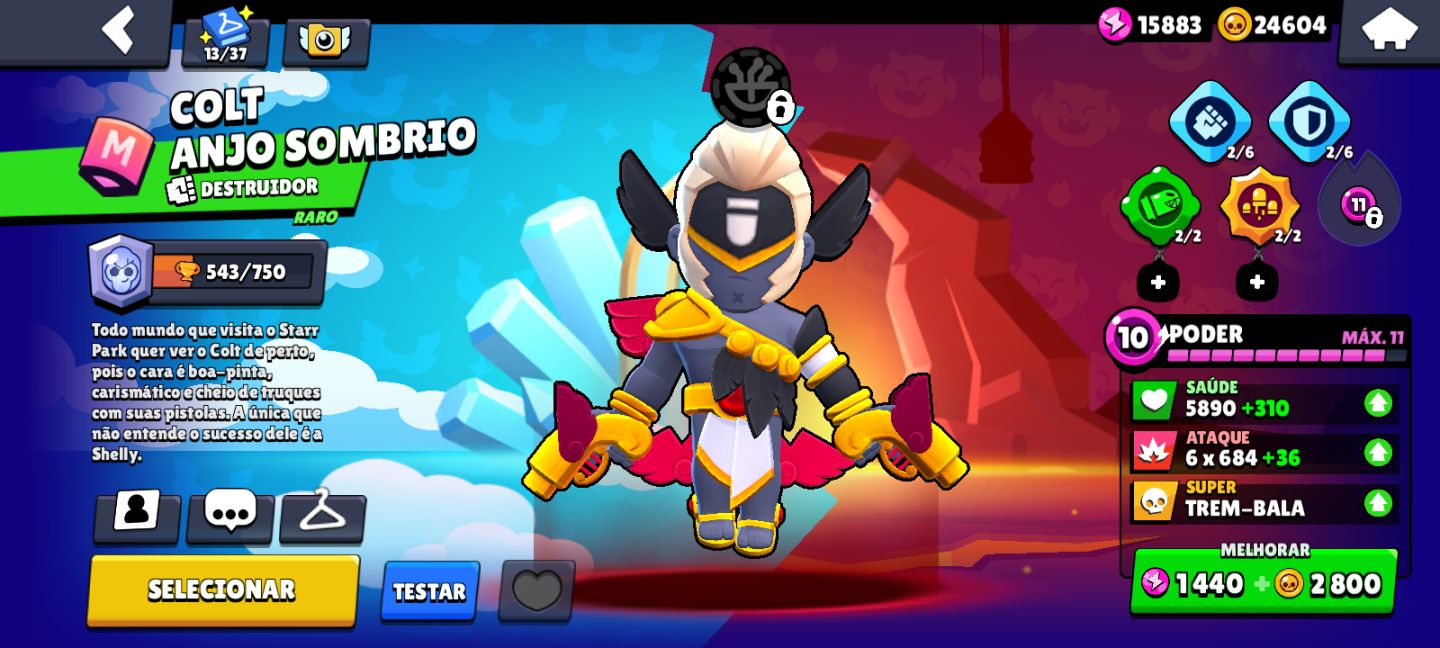 CONTA BRAWL 25.172 TROFÉUS | 80/104 BRAWLERS | 9 LENDÁRIOS
