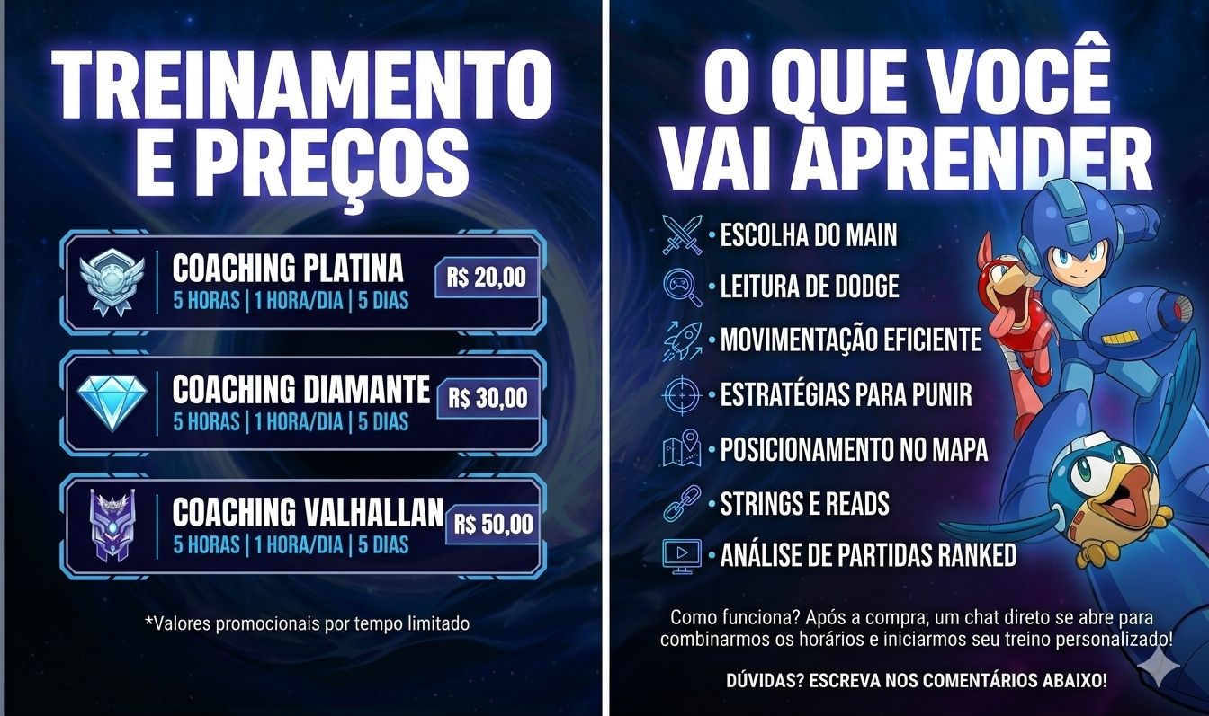 COACHING BRAWLHALLA MELHOR PREÇO