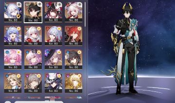 Conta honkai star rail lvl 70 - com conteúdos a fazer