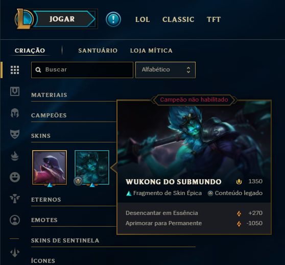 SKIN LENDÁRIA LUCIAN VELHO OESTE + [ CONTA MAIN ADC ] + [ TROCA NICK ]