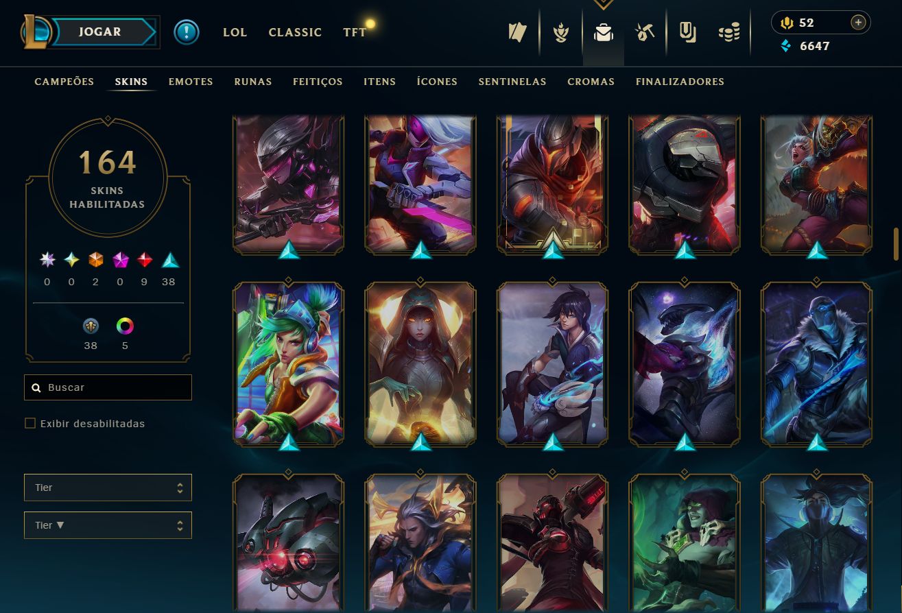 Lvl 238 | 167 skins | main yasuo zed e ezreal