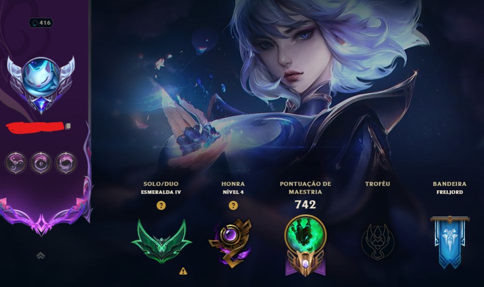 Conta de LOL +13 ANOS Higt Tier MESTRE, 230SKINS, ALL CHAMP, NV 400+