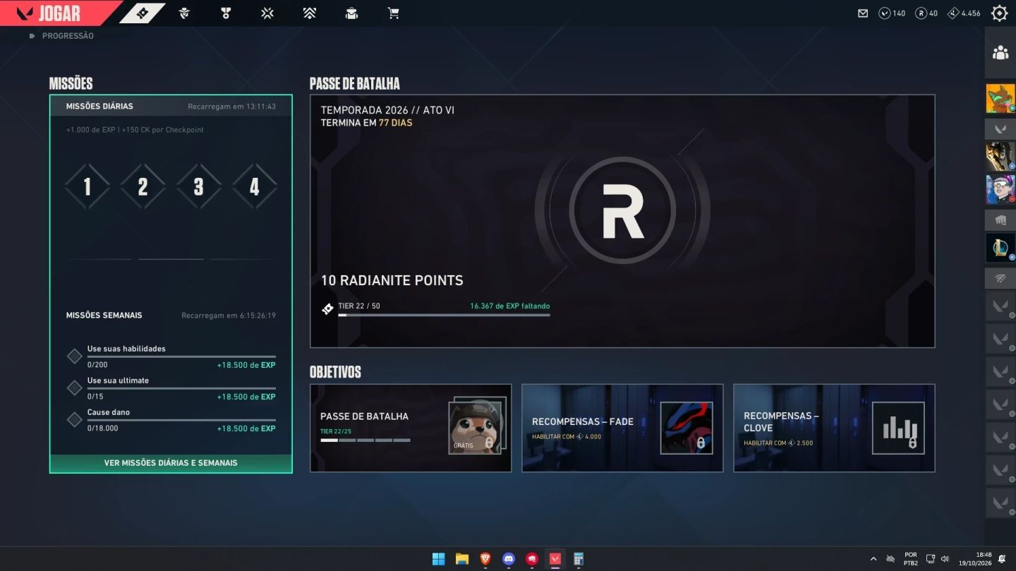 Conta Valorant Platina 2 Vandal Rgx, Outlaw Rgx, Sheriff Singularidade Etc...
