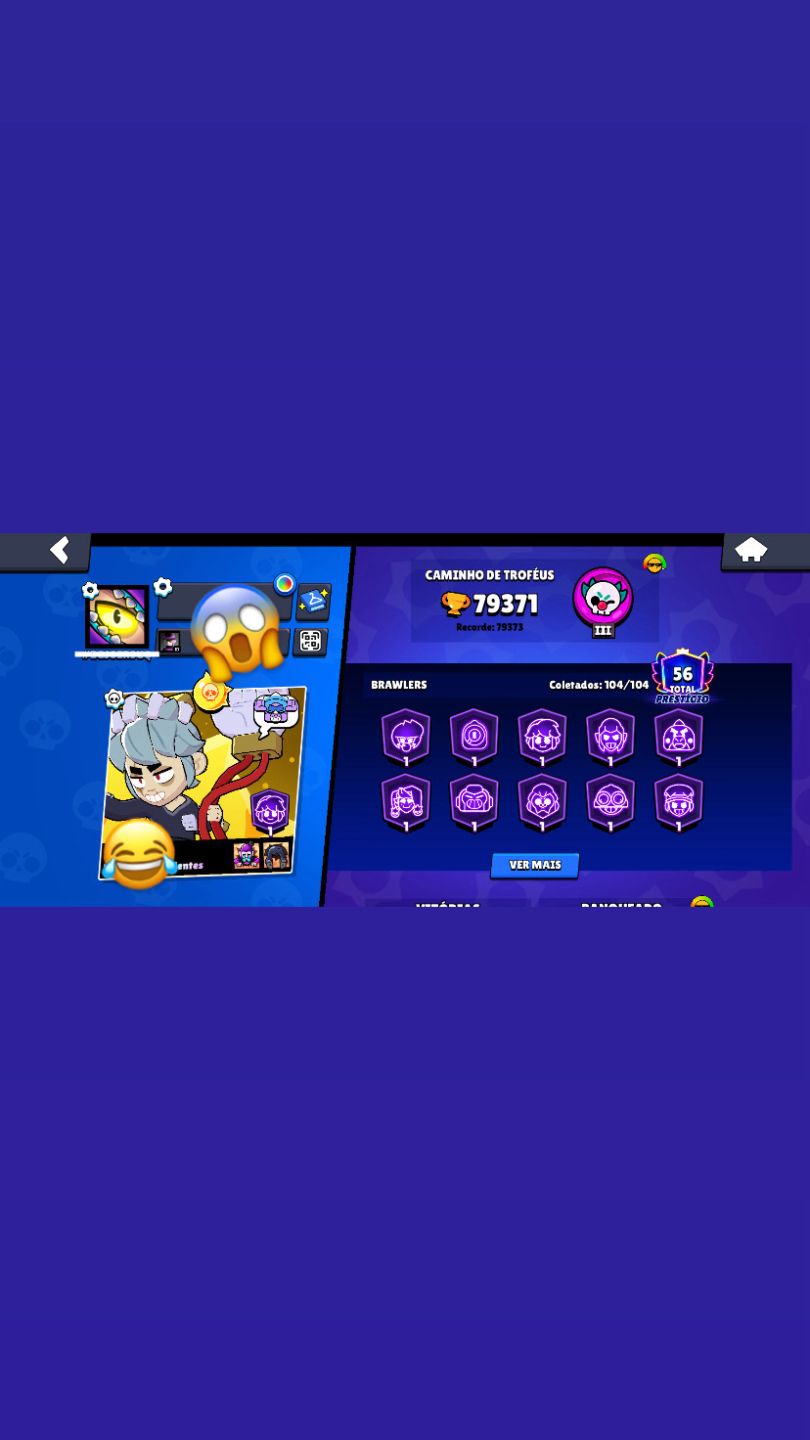 CONTA DE BRAWL STARS SUPER RARA! MUITOS BRAWLERS E SKINS!