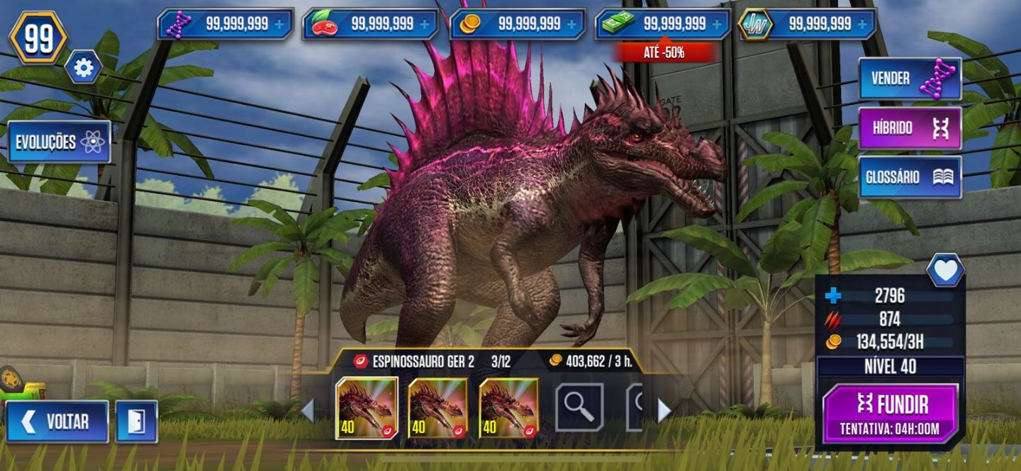 TOP 1 VENDAS - DINHEIRO/DNA's/ÂMBAR/LEALDADE E MUITO MAIS NO JURASSIC WORLD