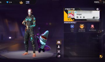 CONTA DE FF BÁSICA RARIDADE + SKINS E ARMAS
