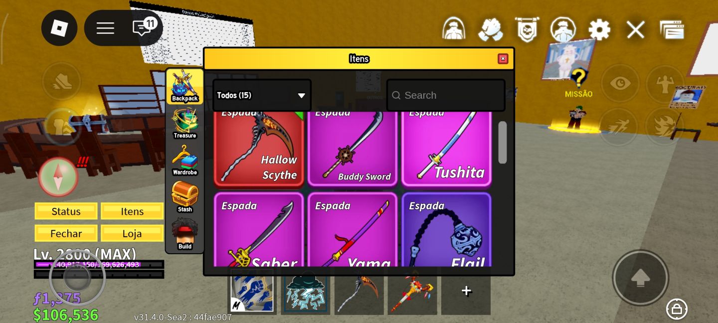 CONTA BLOX FRUITS LVL MAX | MUITOS ITENS RAROS + PERMANENT ROCKET