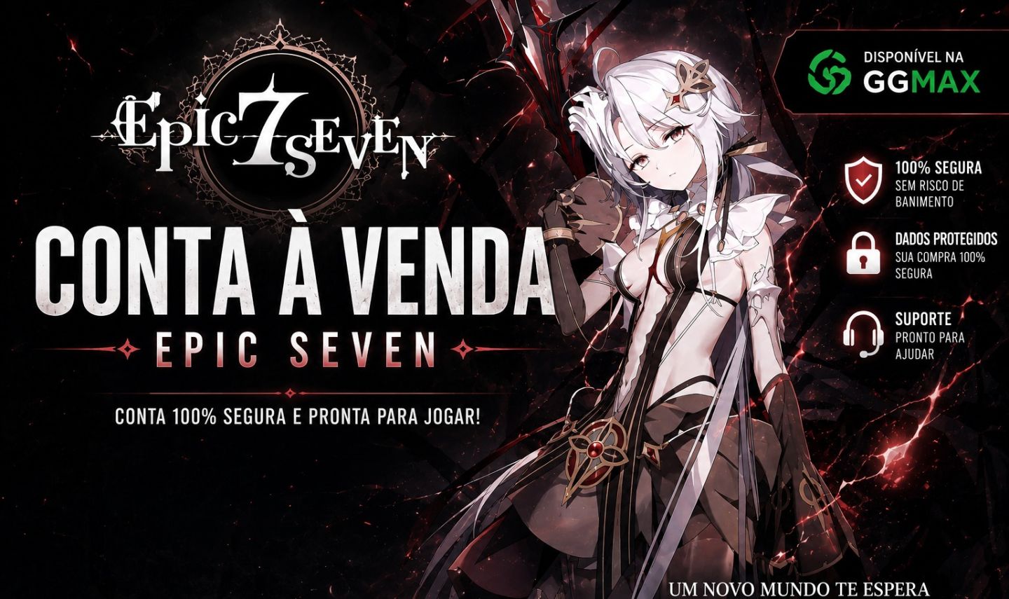 Epic Seven, conta end game, jogo de turno, PvP e pve