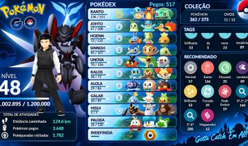 Pokémon GO Conta Nível 48 | Itens e Pokémon Raros