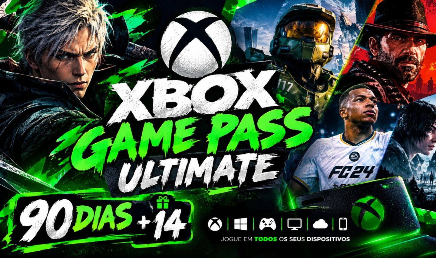 3 MESES XBOX GAMEPASS ULTIMATE + BRINDE | FUNCIONA EM TODOS OS DISPOSITIVOS