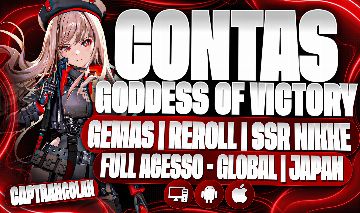 [CONTAS GODDESS OF VICTORY] NIKKE | GEMAS | TICKETS | SSR | REROLL | GLOBAL
