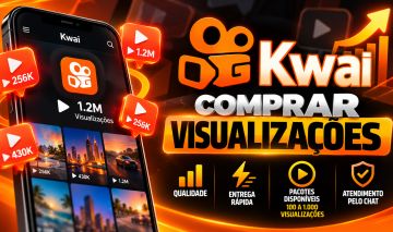 Visualizações para Kwai | 100 a 1.000 Views | Entrega Rápida