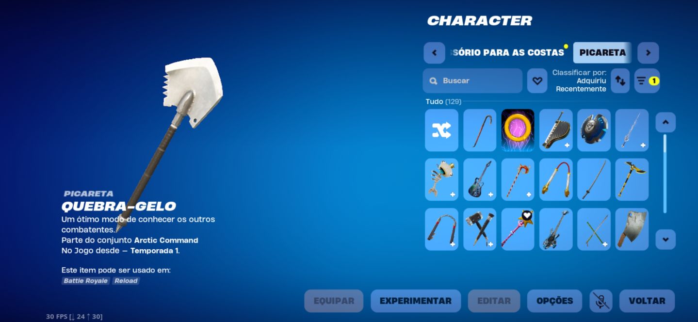 CONTAS DE FORTNITE TRYHARD E BARATA (PREÇO NEGOCIÁVEL)