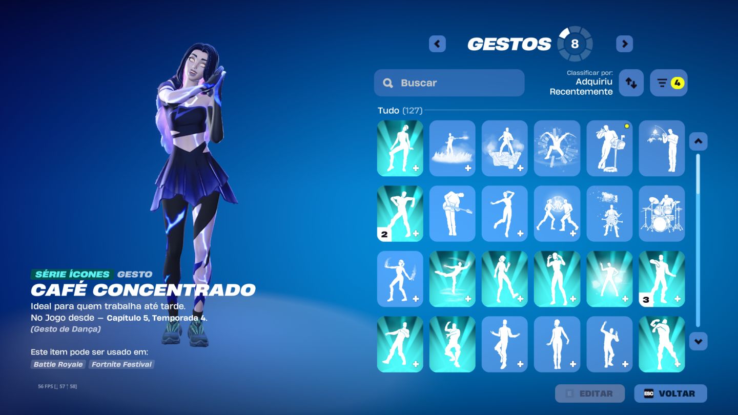 Contas Fortnite antiga com várias skins e v-bucks na conta