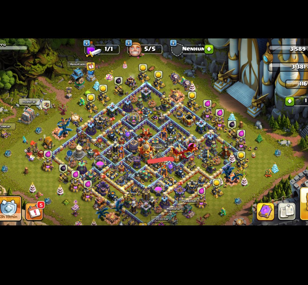 CONTAS CLASH OF CLANS