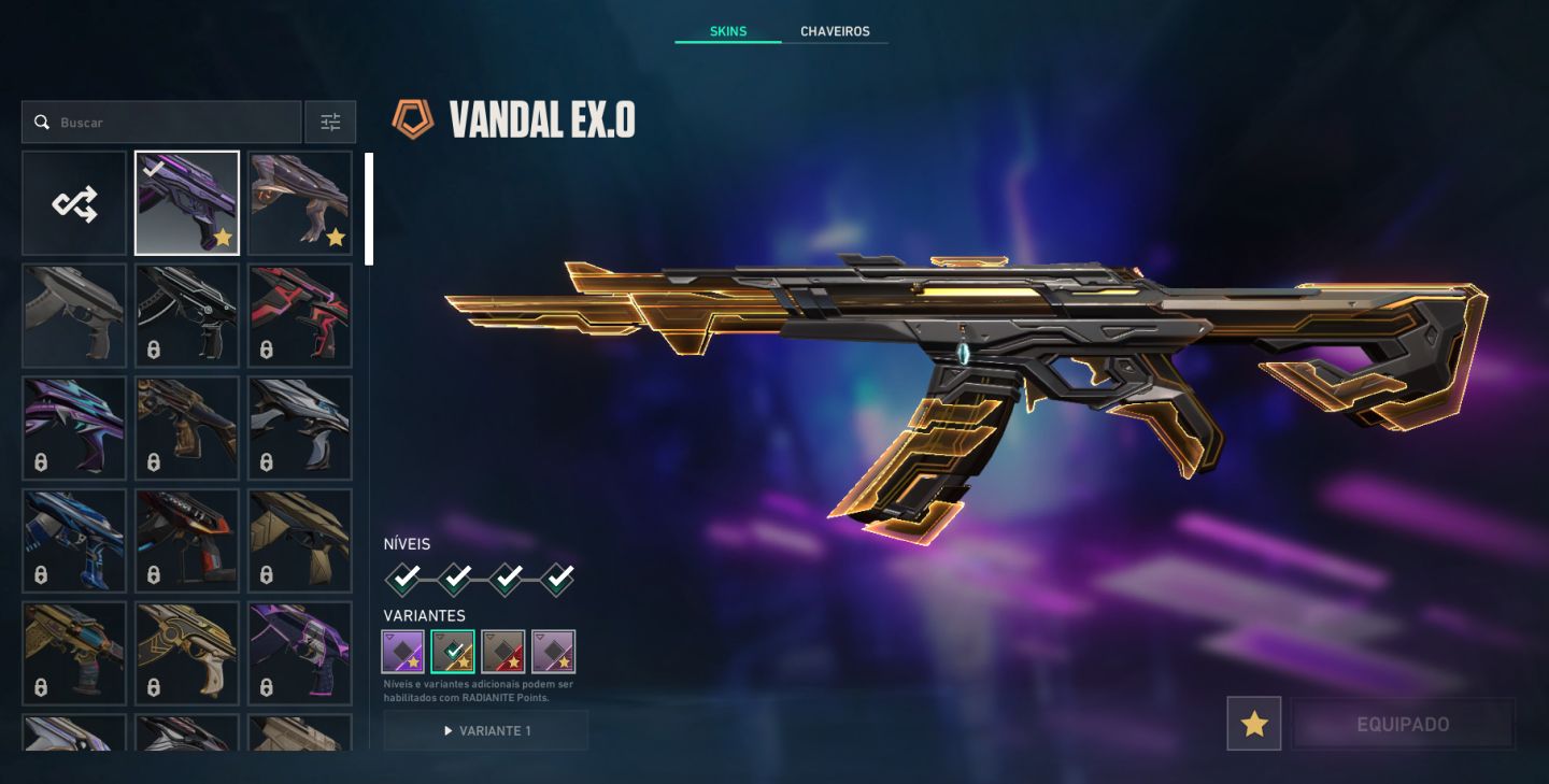 Conta Valorant c Vandal e Phantom + LoL Skins