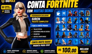 CONTA FORTNITE CHEIA DE SKINS | VÁRIOS PARAQUEDAS | FULL ACESSO