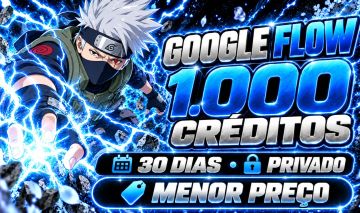 Veo 3.1 + Google Flow + 1000 Créditos para Criar Vídeos Ia + 30 Dias | Seu Gmail