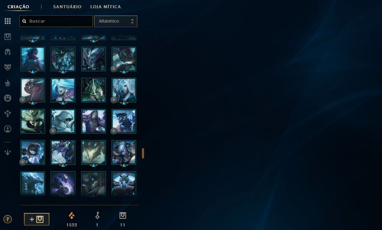 CONTA LEAGUE OF LEGENDS - 263 SKINS - ULTIMATE/MITICAS/LENDARIAS - FULL ACESSO