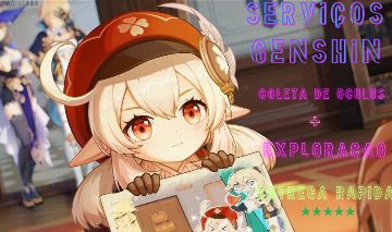 SERVIÇOS GENSHIN IMPACT ENTREGA RÁPIDA (1-3 DIAS)