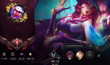 Conta Wild rift des do lançamento