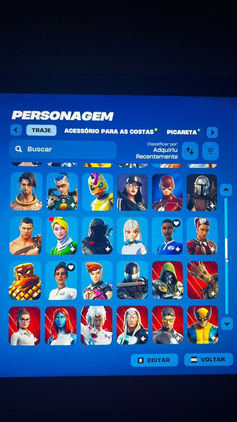 CONTA FORTNITE TRYHARD COM 126 INCLUINDO SALVE O MUNDO E ITENS DE LOJA
