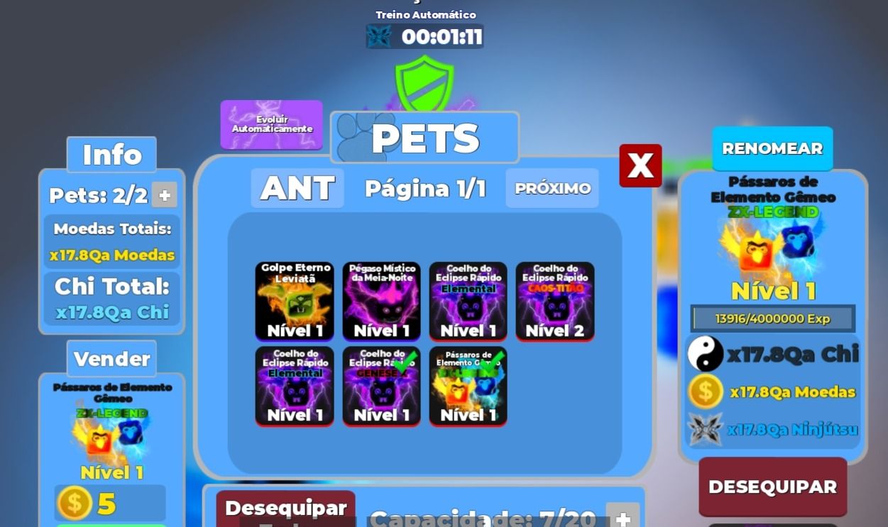 Pets ninja legends