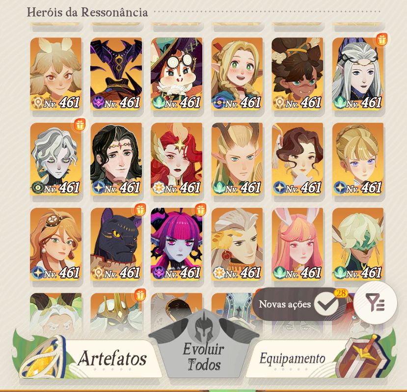 Conta AFK Journey - Global Server