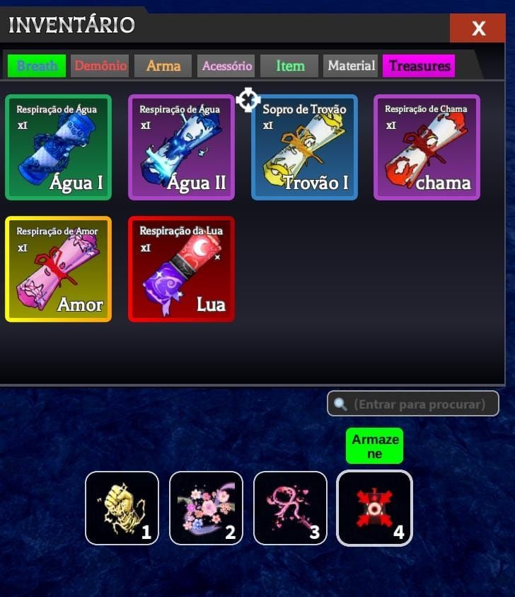 DEMON BLADE RESPIRAÇÃO E DEMON ART