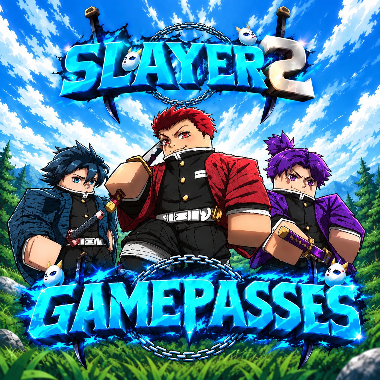 (QUEIMA DE ESTOQUE) Gamepasses - Slayers 2