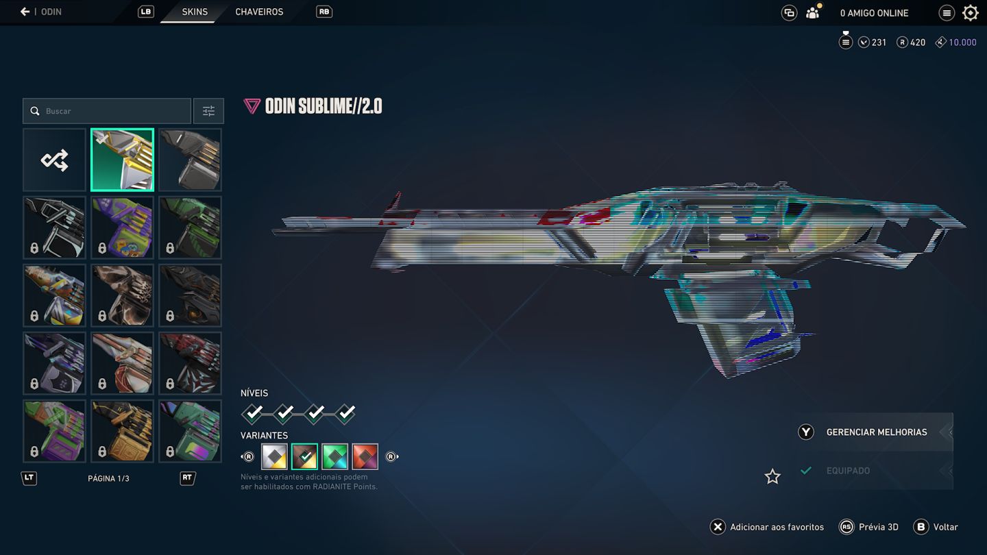 VALORANT LVL 231 | CHAMPIONS 2023 COMPLETE (VANDAL + KUNAI) + BUNDLE LEVIATÁN