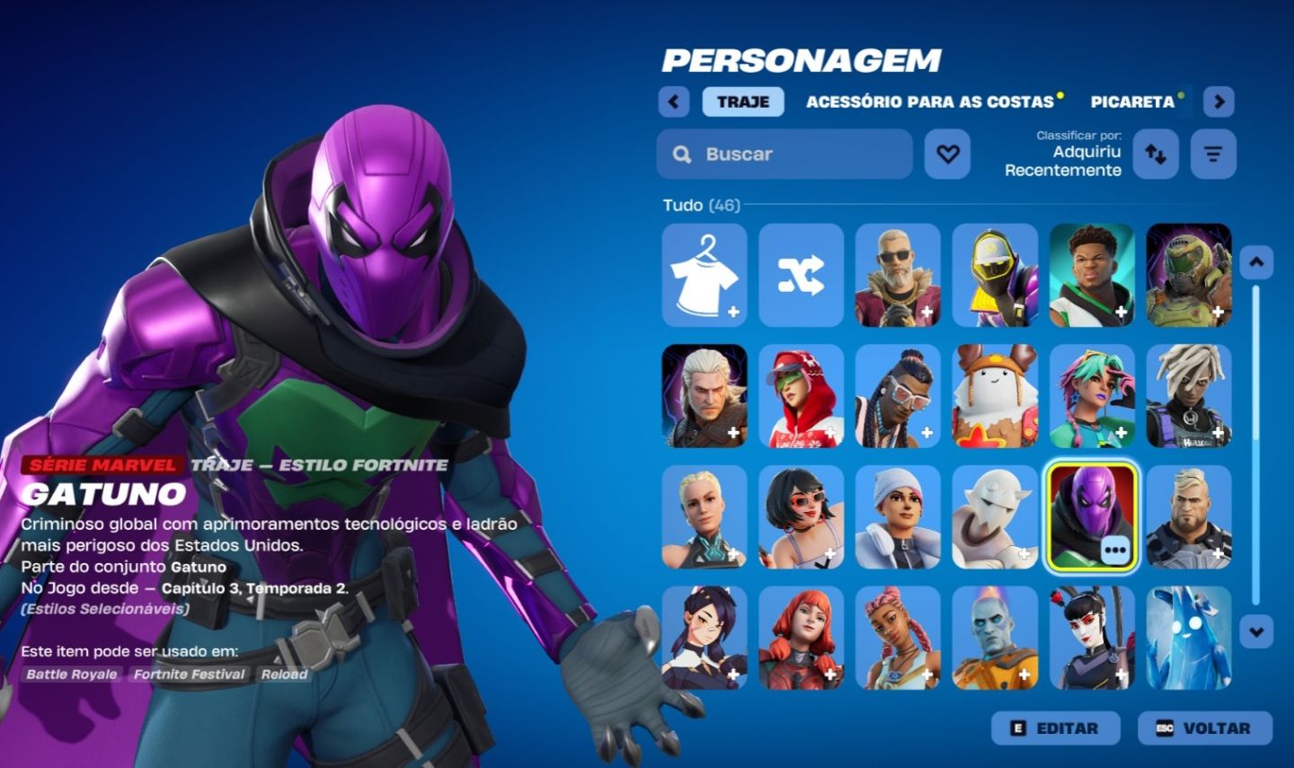 CONTA DE FORTNITE COM 44 SKINS | Spider-Man | PROMOÇÃO!