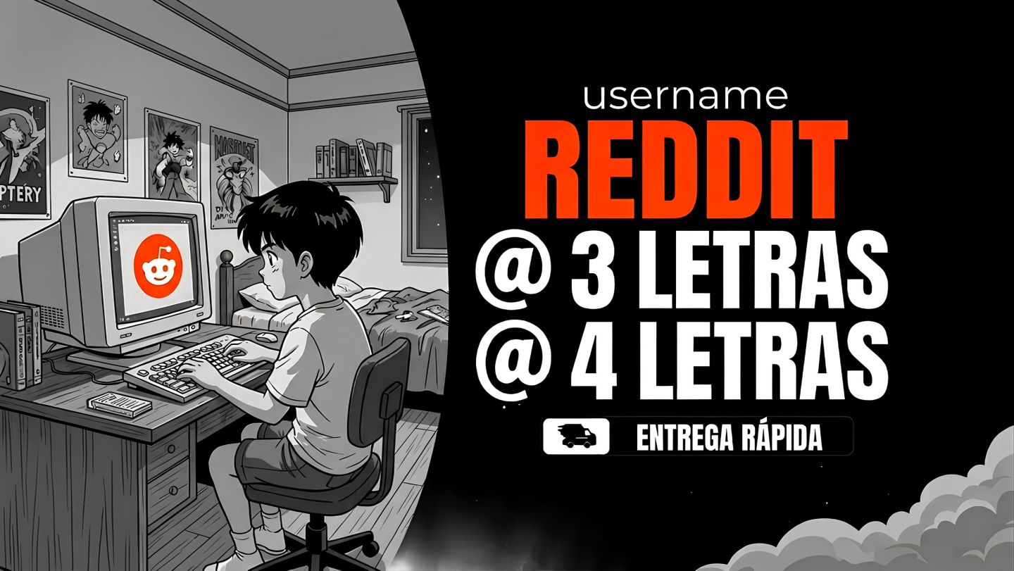 CONTA REDDIT | USER 3 LETRAS, 4 LETRAS (USERNAMES: 3L, 4L, PALAVRAS)