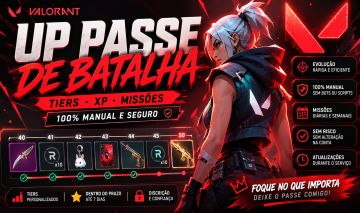UP PASSE DE BATALHA VALORANT | TIERS, XP E MISSÕES | MANUAL
