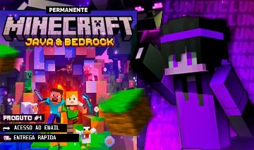 Minecraft Java & Bedrock - Full Acesso