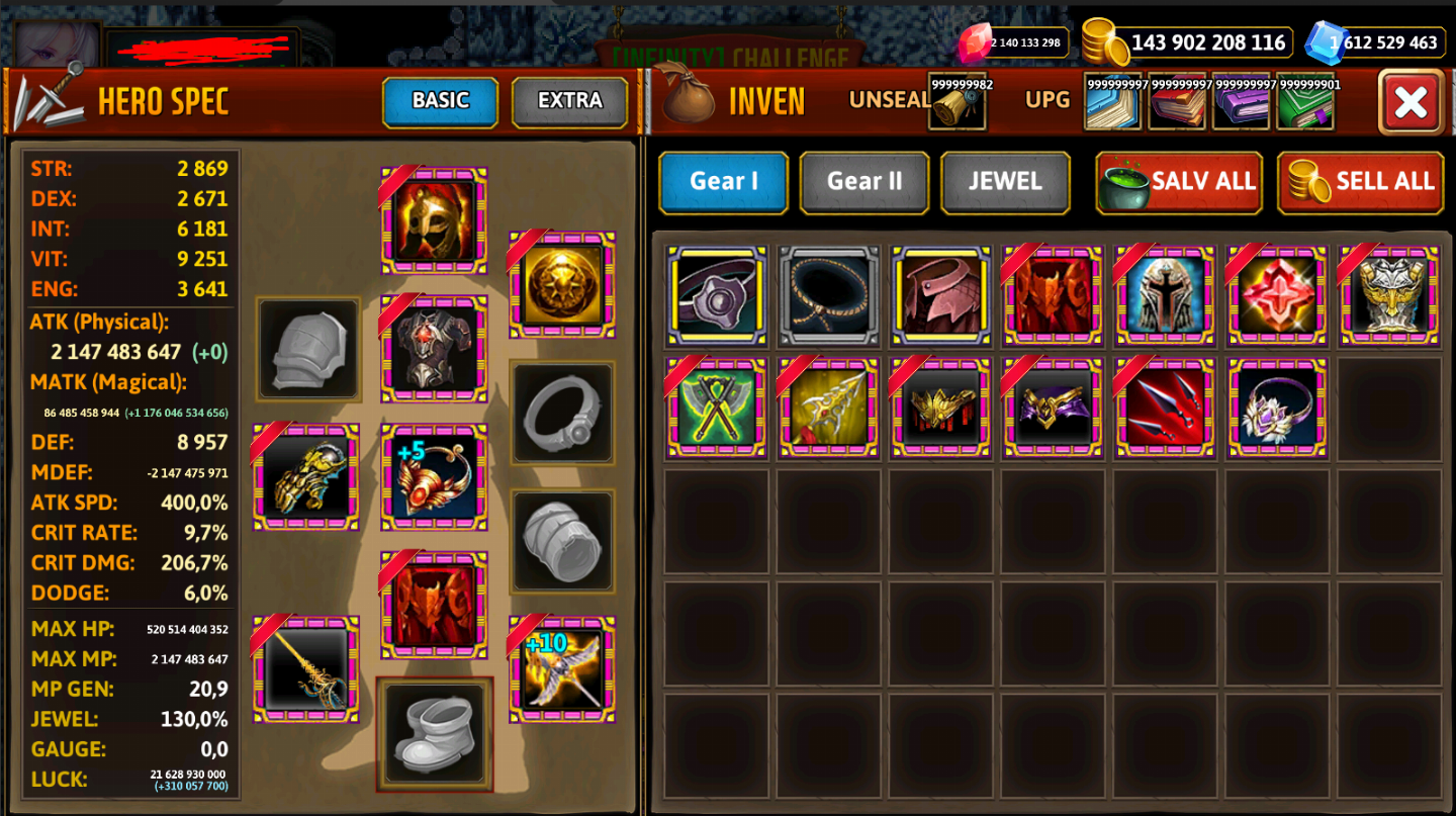 DARKSIDE DUNGEON - ROGUELIKE RPG | OURO + DIAMANTES + LEVEL + UP FORÇA | ANDROID