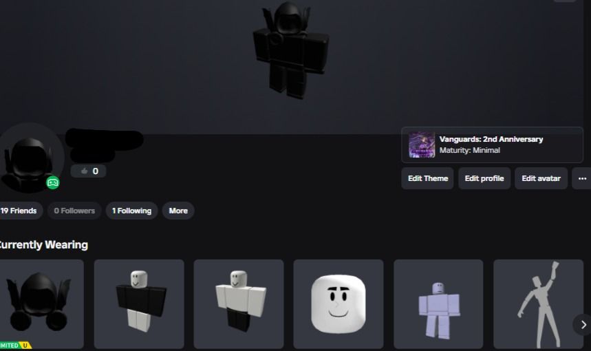 CONTA DE ROBLOX