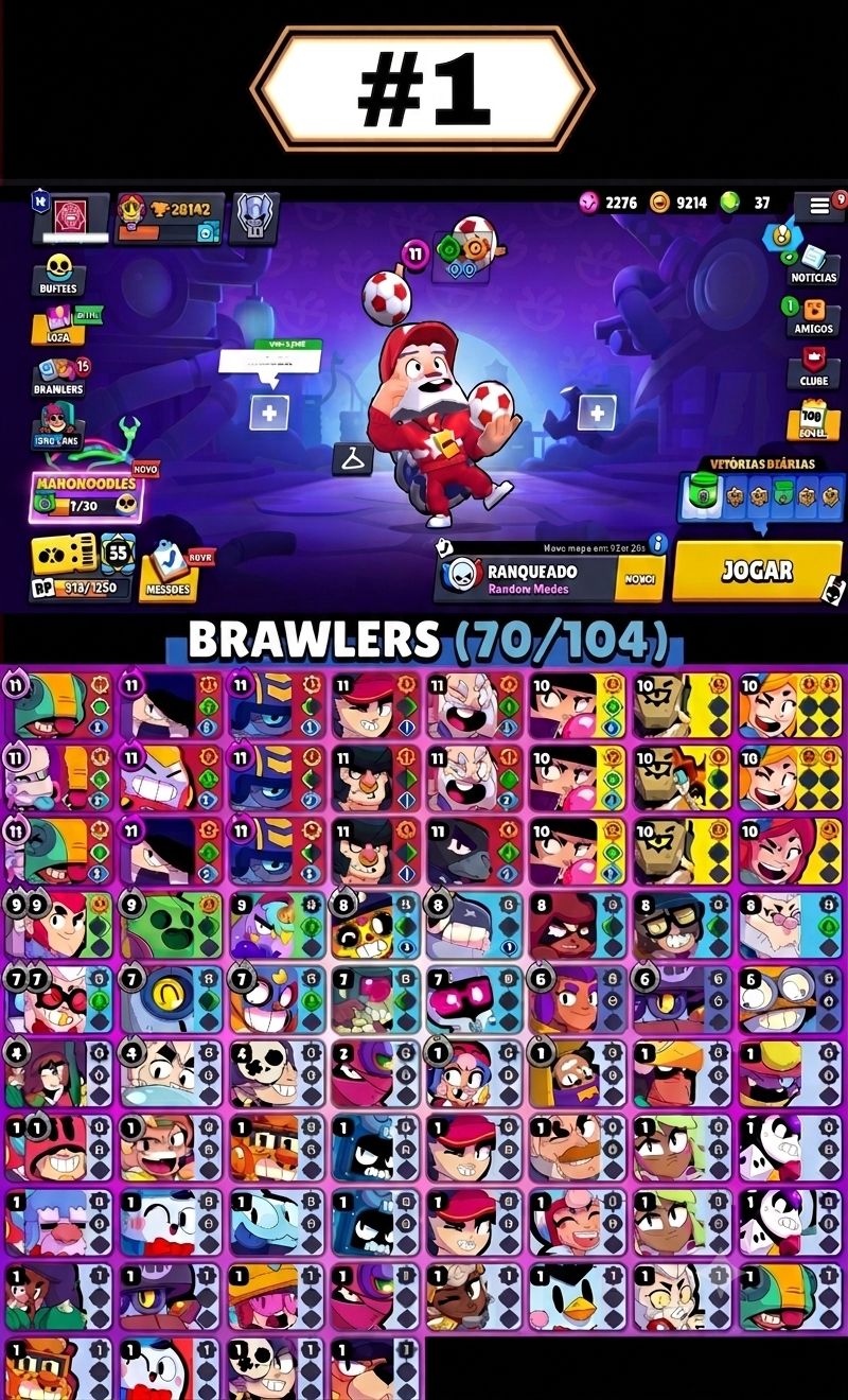 Oferta - Brawl Stars contas Premium, Segurança Garantida