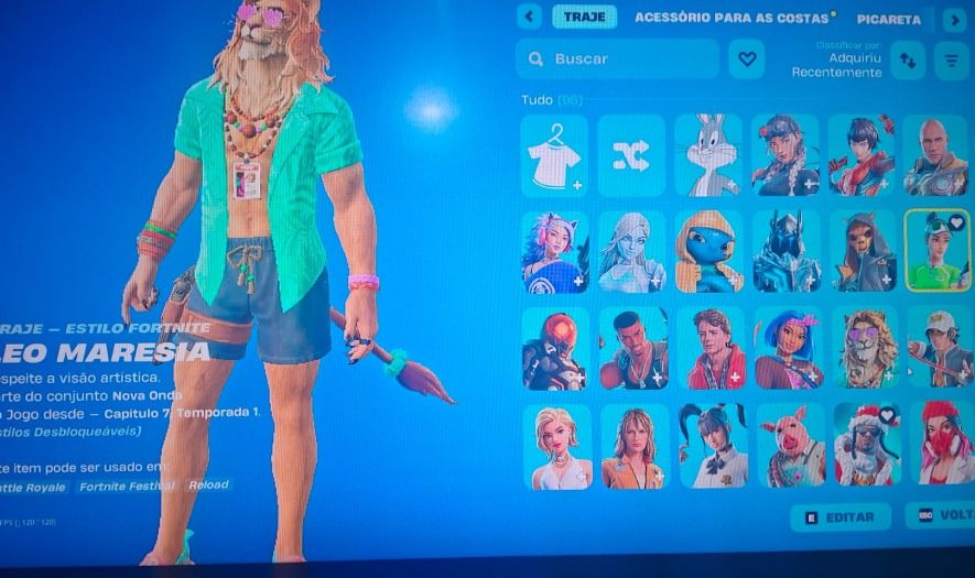 CONTA DE FORTNITE BARATA COM SKIN TRY HARD