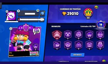 CONTA BRAWL STARTS 29K TROFÉUS