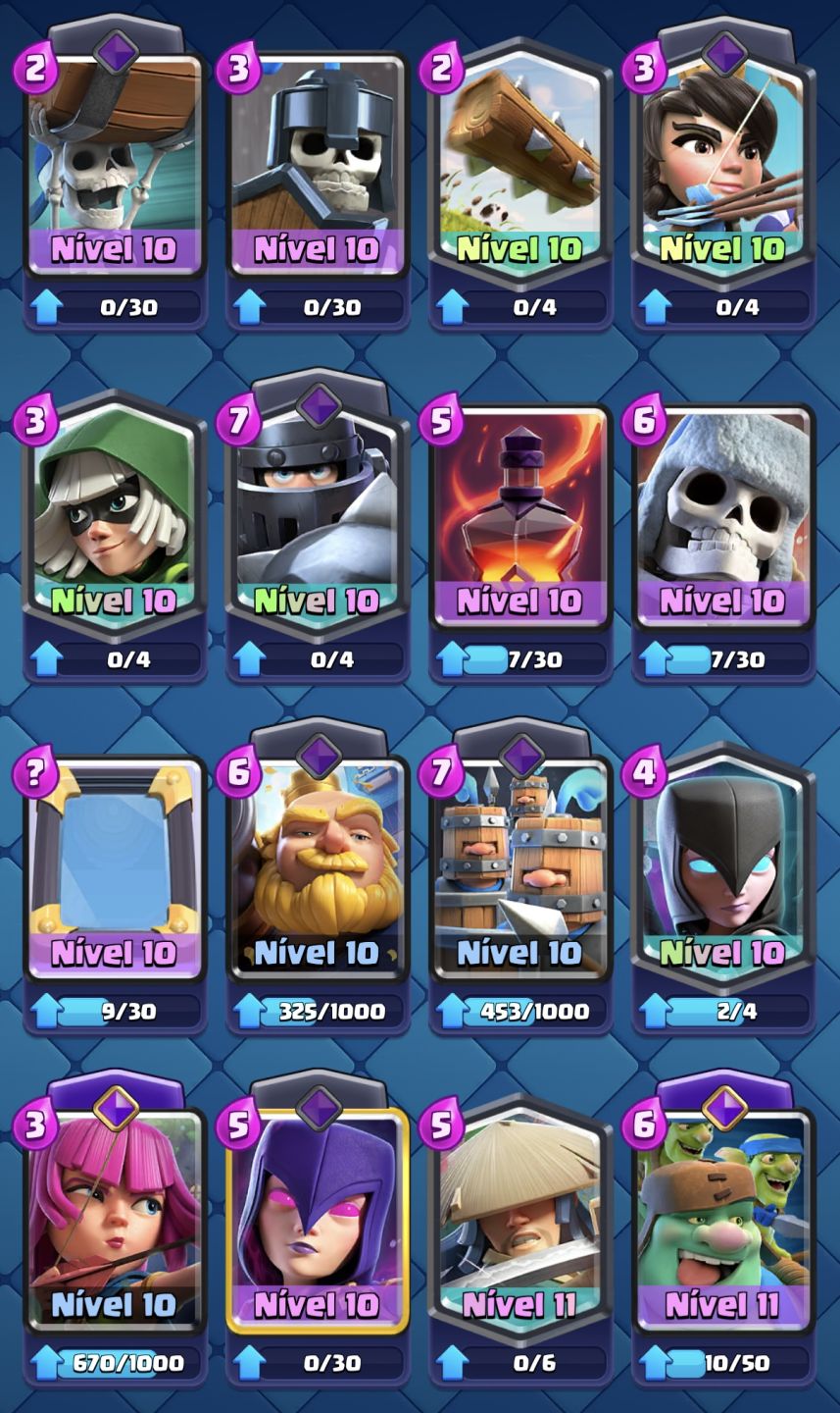 CONTA CLASH ROYALE (UPADA A MÃO)