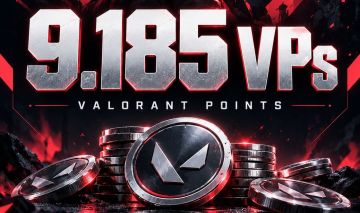 9.185 VPs | Valorant Points (VP) | MELHOR PREÇO
